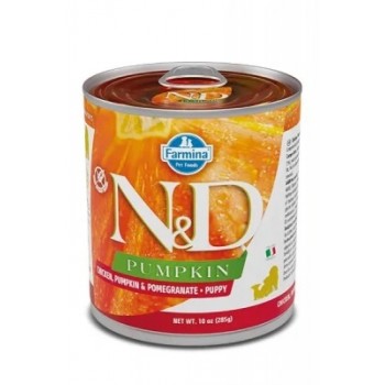 Farmina N&D Pumpkin Puppy для щенков тыква курица гранат 285 г