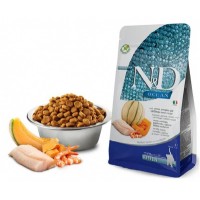 Farmina N&D Cat для котят треска креветка тыква 300 г