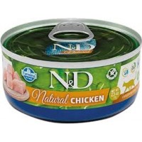 Farmina N&D Cat Natural консервы для кошек курица 140 г