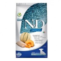  Farmina N&D Dog Ocean Adult Mini для собак треска тыквой и дыня 7 кг