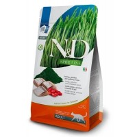 Farmina N&D Cat Spirulina для кошек спирулина и сельдь 1,5 кг