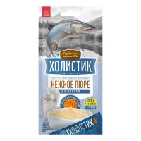 Лакомство д/кошек Деревенские лакомства Холистик Премьер неж. пюре из лосося с икрой лет.рыбы 4*10 г Лакомство д/кошек Деревенские лакомства Холистик Премьер неж. пюре из лосося с икрой лет.рыбы 4*10 г