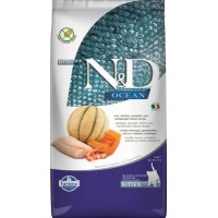 Farmina N&D Cat для котят треска креветка тыква 5 кг