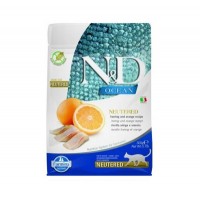 Farmina N&D Cat для кошек стер. сельдь апельсин 300 г