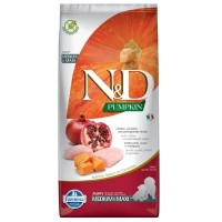 Farmina N&D Dog медиум  макси для щенков крупных пород  курица  гранат тыква 12 кг