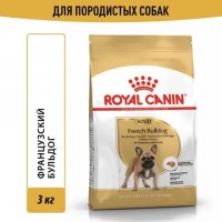 Royal Canin French Bulldog Adult для собак французский бульдог в возрасте от 12 месяцев 3 кг