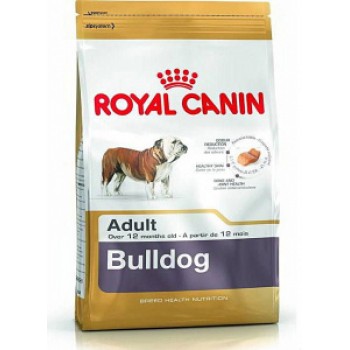 Royal Canin Bulldog Adult корм для английских бульдогов старше 12 месяцев 3 кг