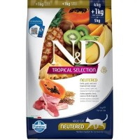 Farmina N&D Tropical Selection Cat для кошек стер.кастрированных курица 5 кг