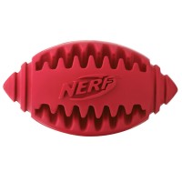 Игрушка д/собак Nerf Мяч для регби рифленый, 10 см