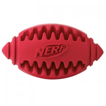 Игрушка д/собак Nerf Мяч для регби рифленый, 10 см