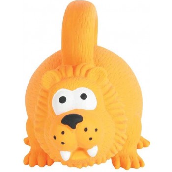 Игрушка д/собак Zolux латексная слоник с ручкой (оранжевая), 22 см