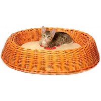 АКЦИЯ: (Скидка 50%) Лежанка Triol плетеная круглая, 600*500*120 мм