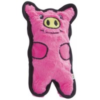 Игрушка д/собак Invinc Mini Свинка без наполнителя с пищалками 12 см