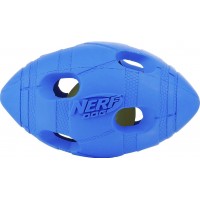 Игрушка д/собак Nerf Мяч для регби светящийся, 13,5 см