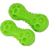 Игрушка д/собак Dogman Гантель пищащая, 14,2 см