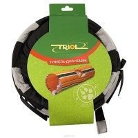Игровой туннель Triol для кошек, шуршащий, d250*900 мм