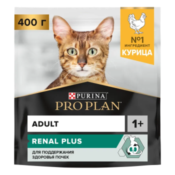 Pro Plan Adult, для взрослых кошек, курица, 400 г