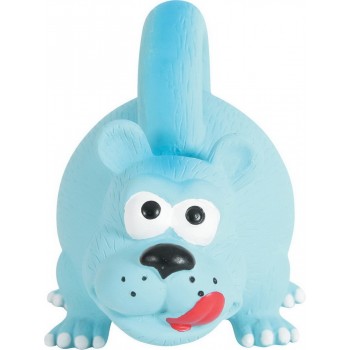 Игрушка д/собак Zolux латексная львица с ручкой (голубая), 15 см