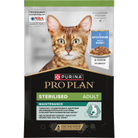 АКЦИЯ: (Скидка 15%) Pro Plan Sterilised, пауч для стерил. кошек, кролик в соусе, 85 г 