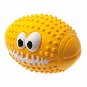Игрушка д/собак Nerf Мяч для регби пищащий, 12,5 см