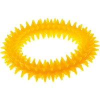Игрушка д/собак ZooOne ПВХ кольцо массажное с шипами 12 cм