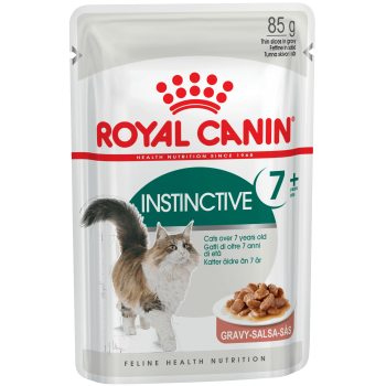 Royal Canin Instinctive 7+ (в соусе), пауч для взрослых кошек старше 7 лет, 85 г