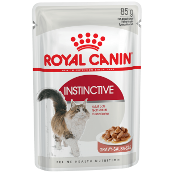 Royal Canin Instinctive (в соусе), пауч для взрослых кошек, 85 г