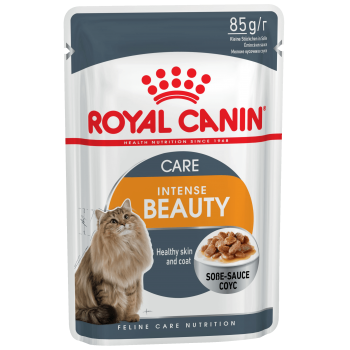 Royal Canin Intense Beauty (в соусе), пауч для красоты шерсти кошек, 85 г
