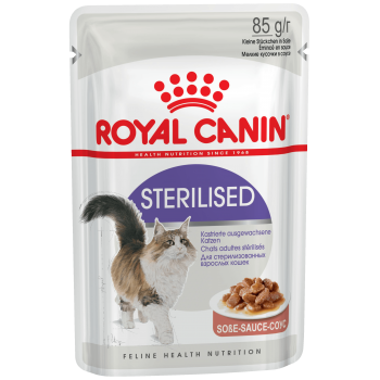 Royal Canin Sterilised (в соусе), пауч для стерилизованных кошек, 85 г