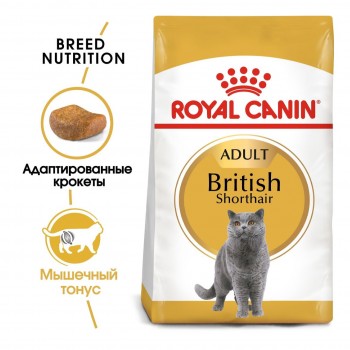 Royal Сanin British Shorthair Adult, для британских короткошерстных, 2 кг