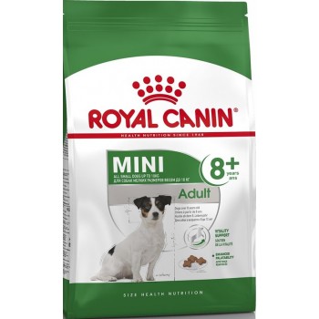 Royal Canin Mini Adult 8+, для взрослых собак мелких пород 8-12 лет, 4 кг