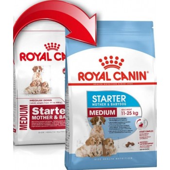 Royal Canin Medium Starter, для беременных, кормящих сук и щенков до 2 мес, 4 кг