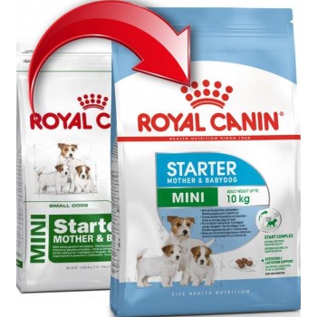 Royal Canin Mini Starter, для бер, корм сук мелк. пород  и до 2-х мес, 1 кг