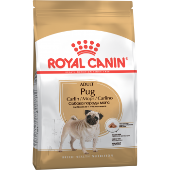 АКЦИЯ: (Скидка 15%) Royal Canin Pug Adult, для собак породы мопс от 10 мес, 1,5 кг