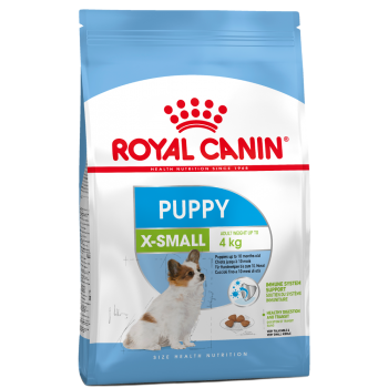 АКЦИЯ: (Скидка 15%) Royal Canin X-Small Puppy, для щенков миниатюрных размеров до 10 мес, 500 г
