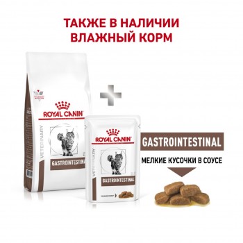 Royal Сanin Gastro Intestinal GI32, для кошек при нарушении пищеварения, 2 кг