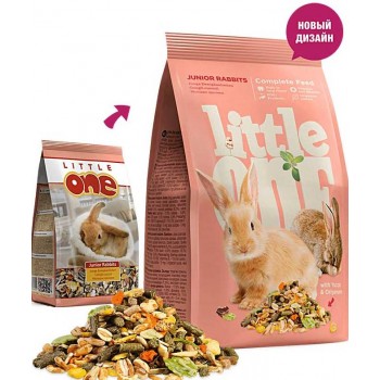 Littlе One Junior Rabbits, для молодых кроликов, 400 г
