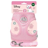 Шлейка-жилетка+подводок Triol для кошек Disney Marie S, обхват груди 400 мм