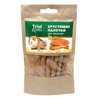 Лакомство для грызунов Triol Standard хрустящие палочки с морковью, 30 г