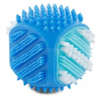 Игрушка-зубная щетка д/собак Triol из термопласт. резины 