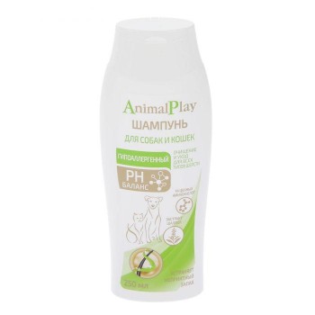 Animal Play шампунь гипоаллергенный с аминокислотами и экстрактом шалфея д/собак и кошек, 250 мл