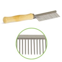 Расческа Triol с деревянной ручкой, 35*175 мм