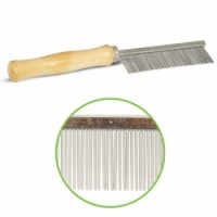 Расческа Triol с деревянной ручкой, 30*180 мм