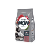 AlphaPet WOW корм д/взрослых собак ср. пород гов/сердце, 2,0 кг