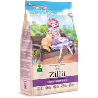 ZILLII Cat Hairball Control, д/кошек индейка/утка, 0,4 кг