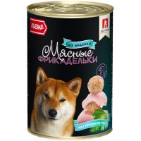 Зоогурман Фрикадельки с индейкой, консервы для собак, 410 г