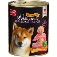 Зоогурман Фрикадельки с говядиной, консервы для собак, 410 г
