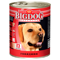 Зоогурман BIG DOG, консервы для собак, Говядина, 850 г